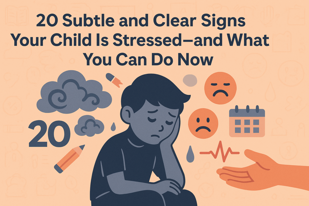 20 Subtle and Clear Signs Your Child Is Stressed—and What You Can Do Now