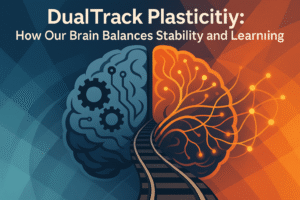 DualTrack Plasticity: How Our Brain Balances Stability and Learning