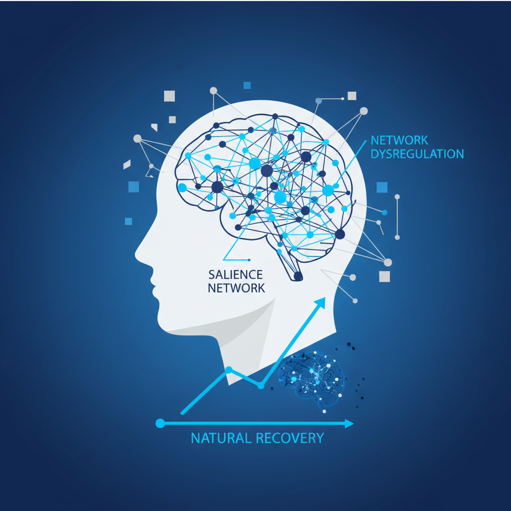 Persistent symptoms after concussion due to network dysregulation