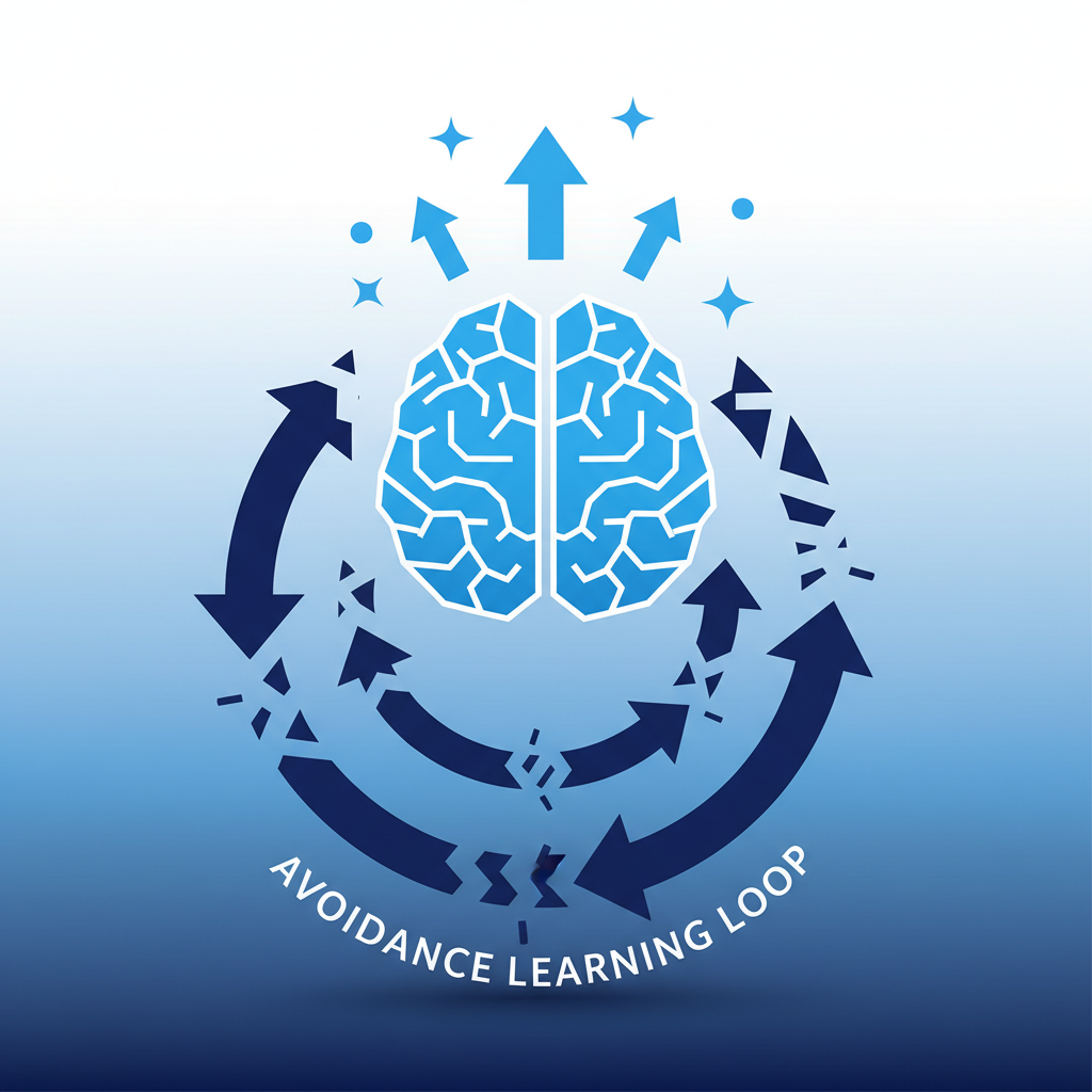 Anxiety-driven avoidance learning loops